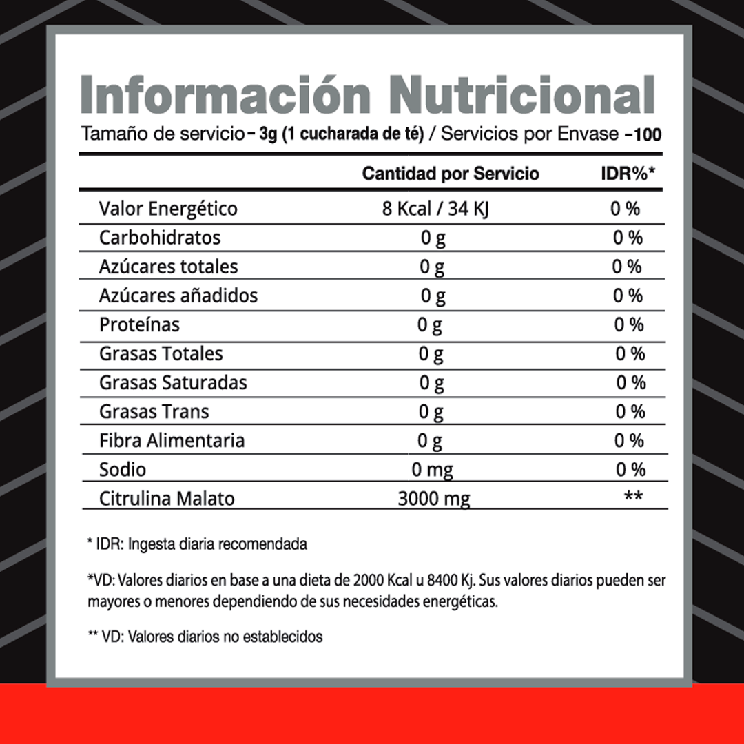 Citrulina Malato - IDN Nutrition