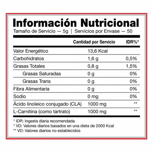 CARNITINA + CLA - IDN NUTRITION