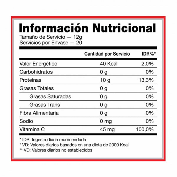 COLÁGENO HIDROLIZADO 240G - IDN NUTRITION
