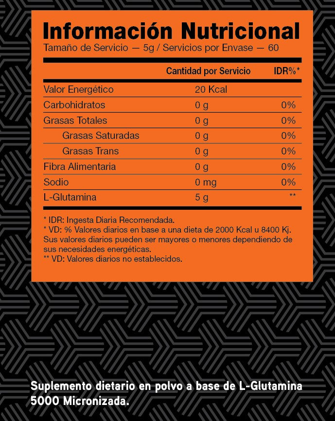 GLUTAMINA 300G - BIOACTION