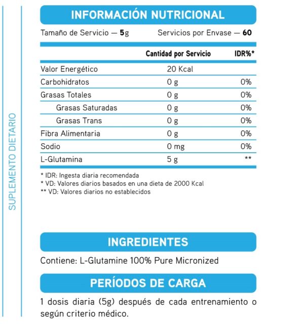 PURE GLUTAMINA 300G - PHARMATHLETE