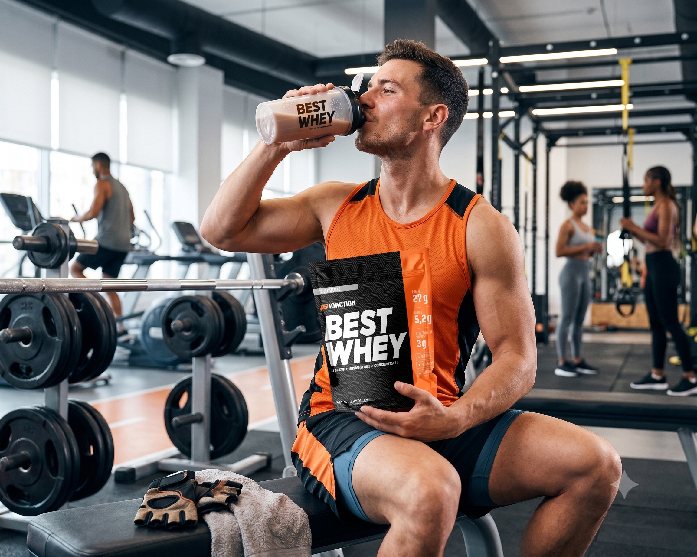 BEST WHEY 2LBS (Proteina+ Creatina) - BIOACTION