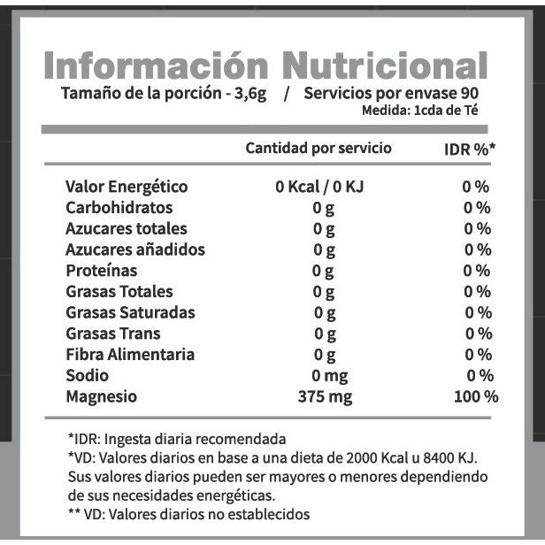 Magnesio 324g - IDN Nutrition