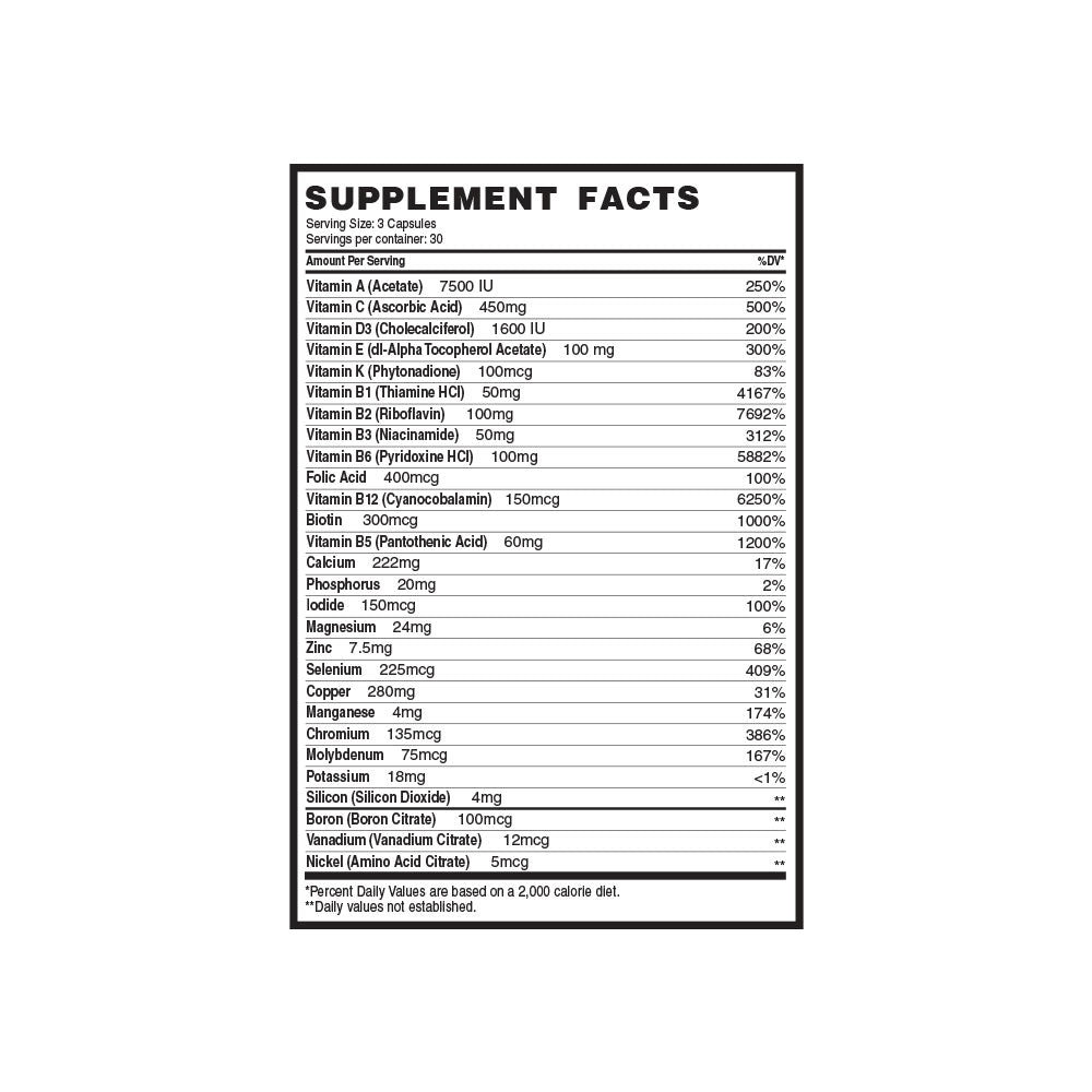 MULTIPHASE ADVANCED  MULTIVITAMÍNICO - LANDERFIT