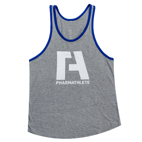 MUSCULOSA GRIS Y AZUL