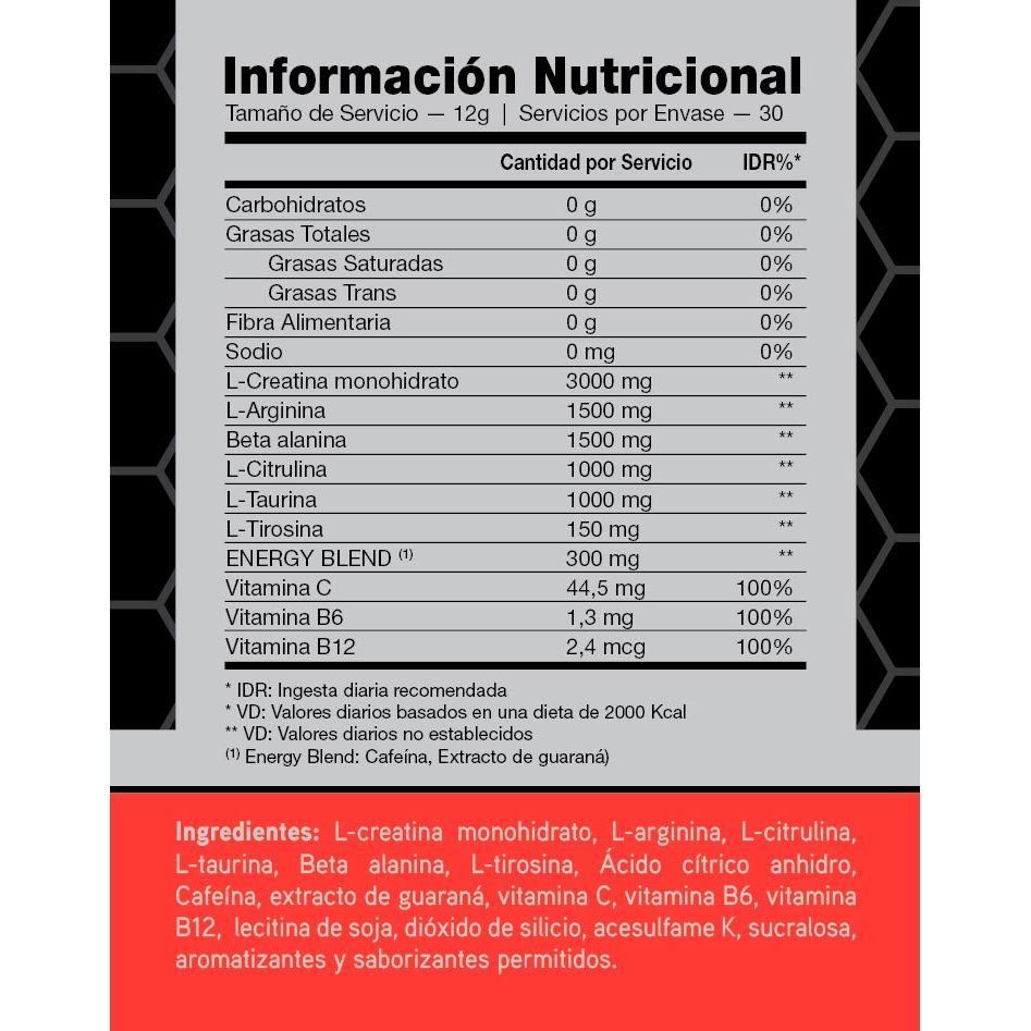 SLASH PRE WORKOUT 300G - IDN NUTRITION