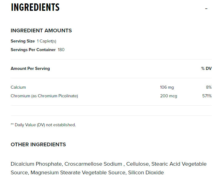 CHROMIUM PICOLINATE VITAMIN - GNC