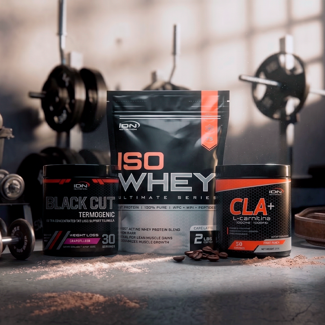 COMBO DEFINICIÓN AVANZADA – IsoWhey 2lbs + Black Cut + CLA con Carnitina