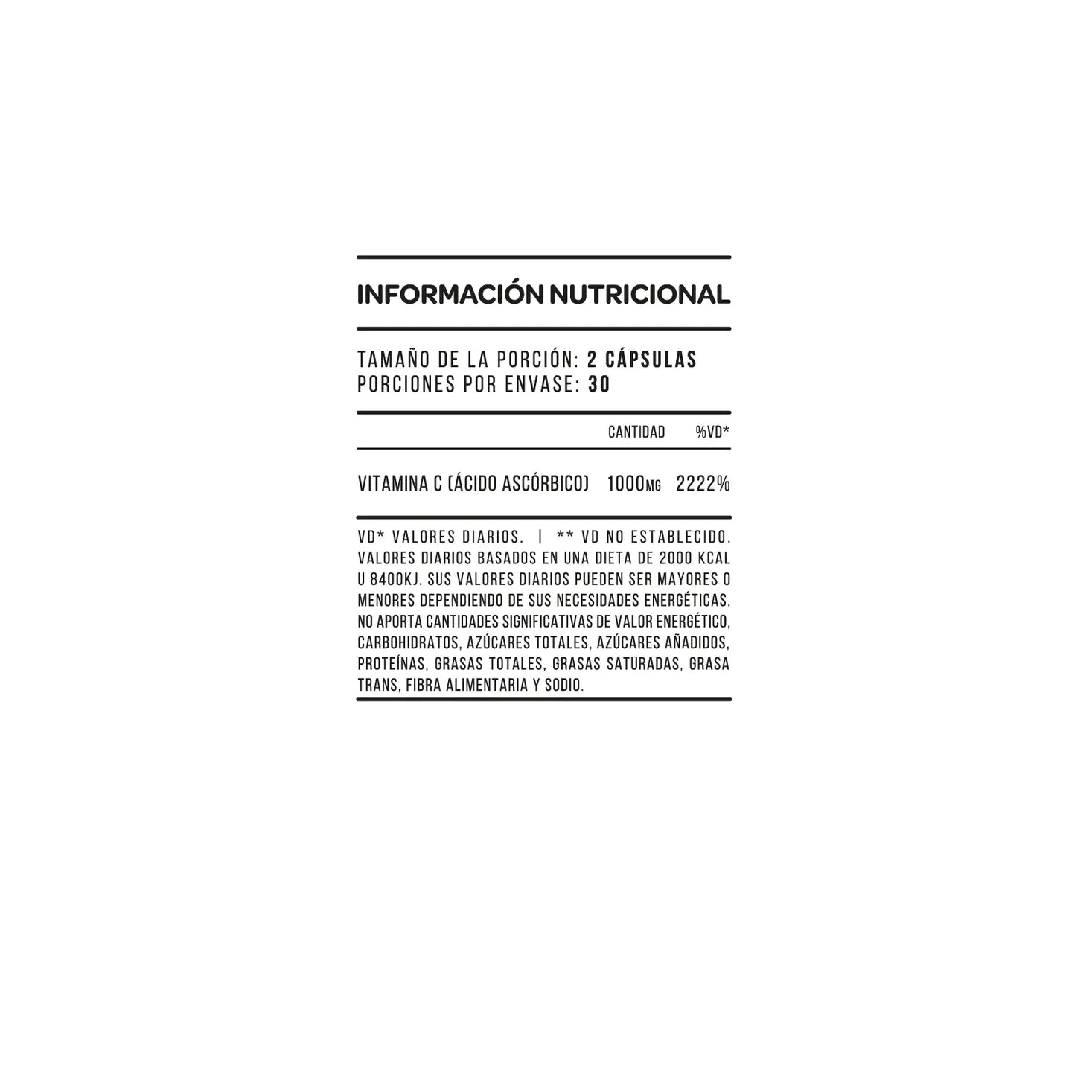 Vitamina C - Star Nutrition