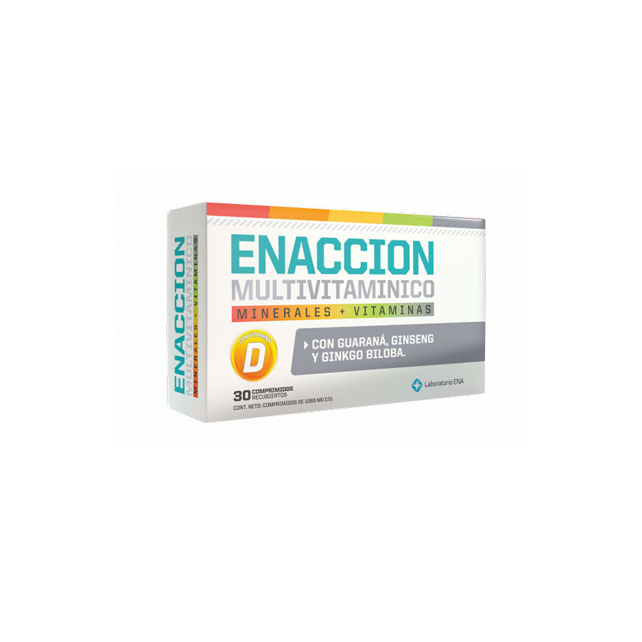 ENACCION MULTVITAMINICO 30 COMP - ENA