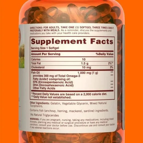 Fish Oil (200 Softgel) - Sundown