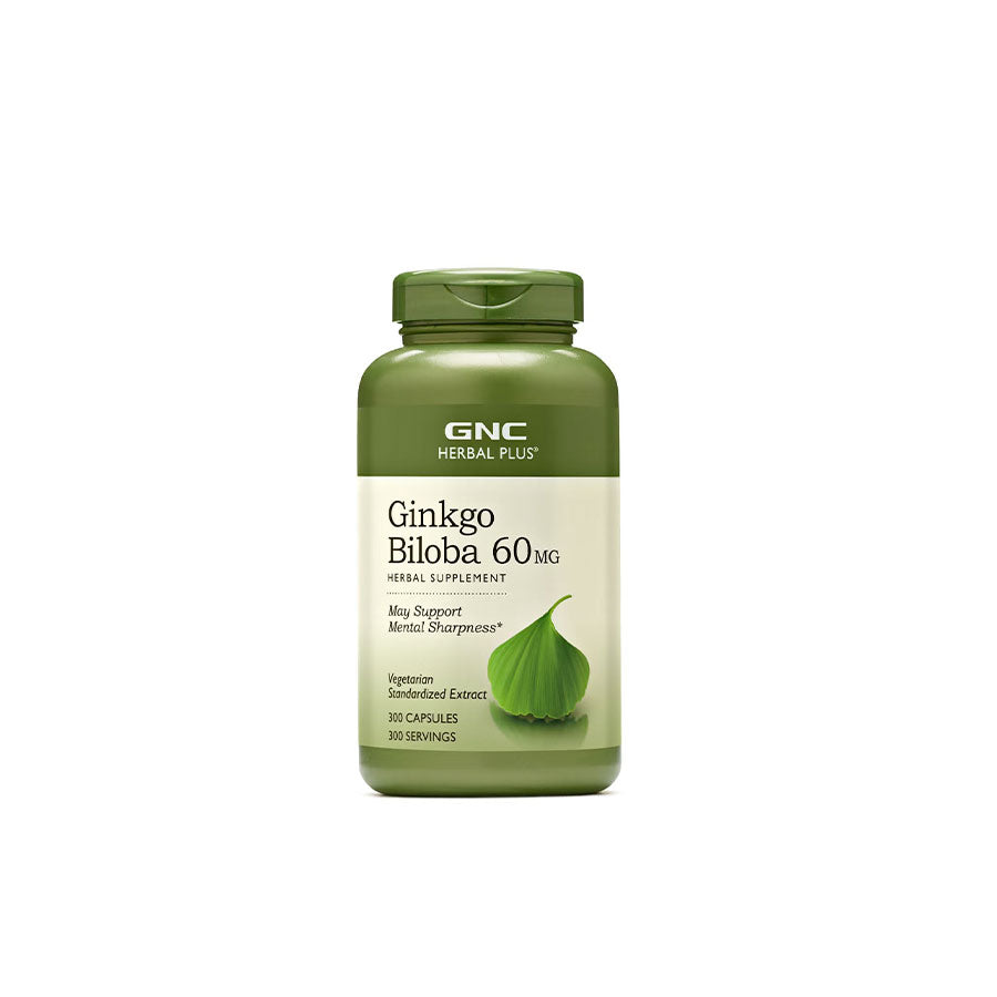 Ginkgo Biloba 60mg - 300 Capsules - GNC