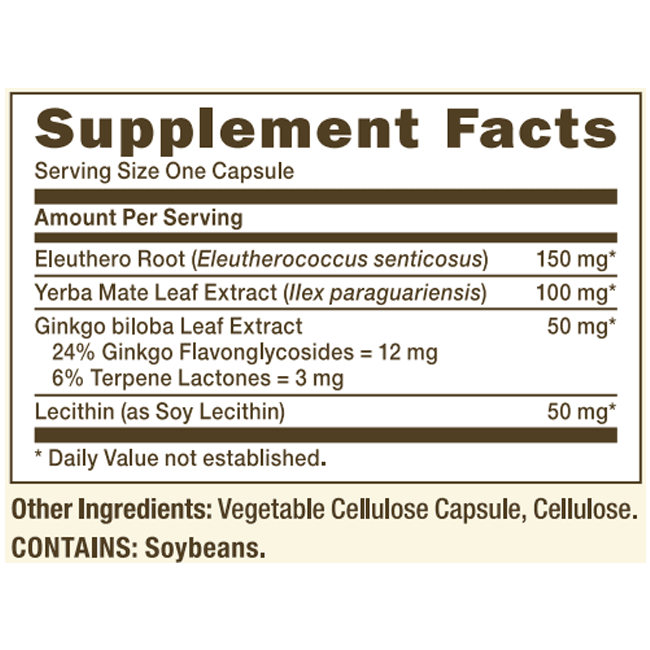 Ginkgo Biloba 60mg - 300 Capsules - GNC