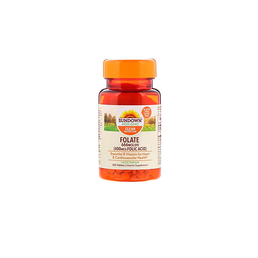 Folate (ácido folico)- Sundown Naturals