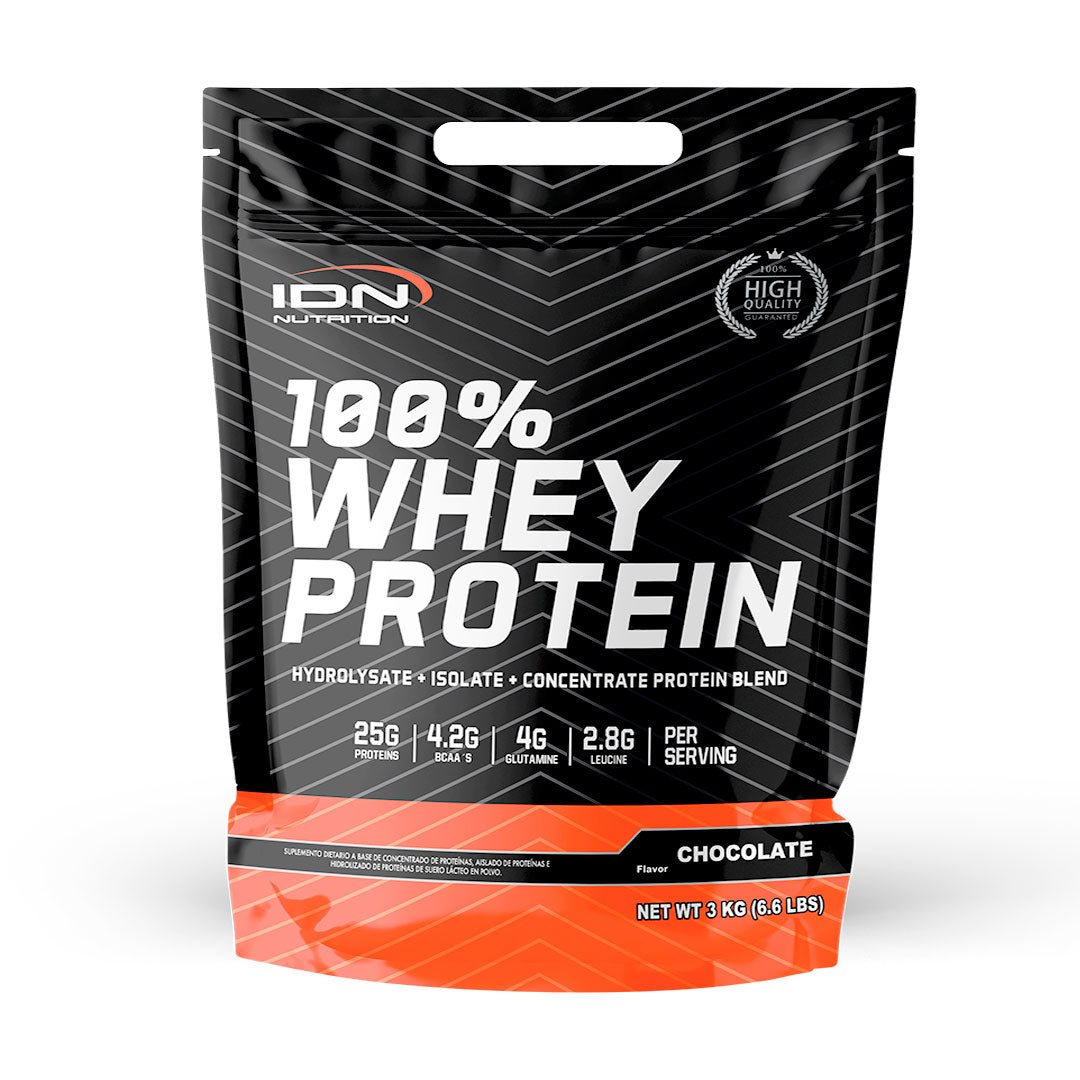 100% WHEY PROTEIN 3KG BOLSA - IDN NUTRITION